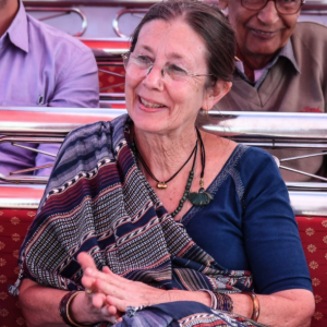photo of Judy Frater giving a talk