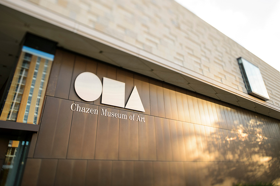 exterior of the Chazen Museum of Art
