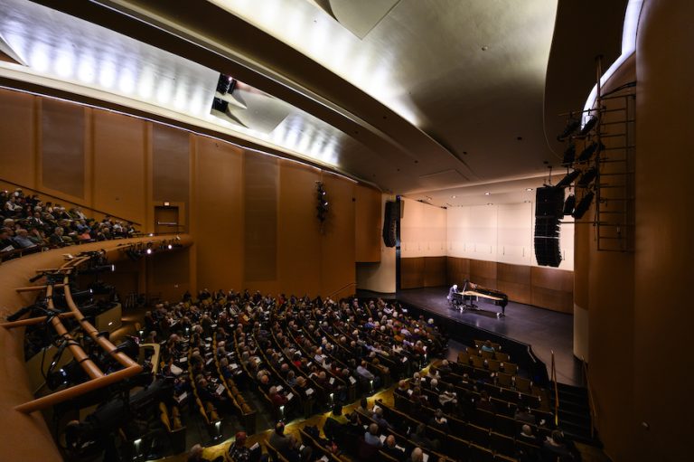 overhead view inside Shannon Hall