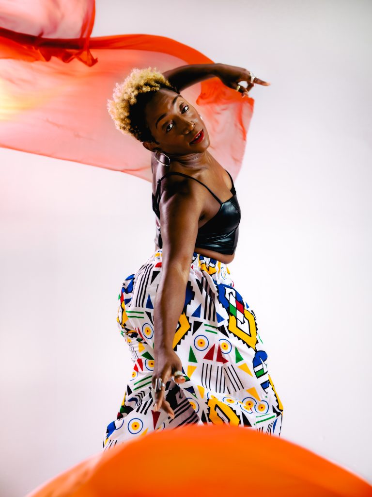 LaTasha Barnes photographed in Opya Studios, Pittsburgh. Taken on 9/12/2022.