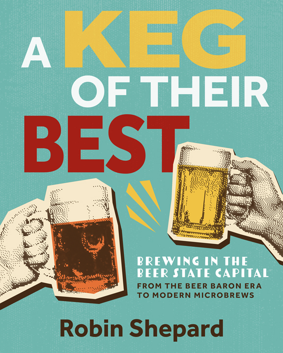 book cover design for “A Keg of Their Best” by Robin Shepard